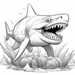Fantasy Megalodon Coloring Pages 4