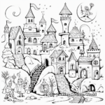 Fantasy Themed Fairy Tale Stage Coloring Pages 2