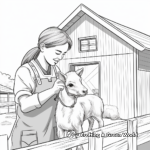Farm Animals Vet Tech Coloring Pages 1