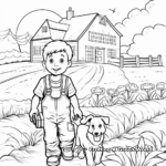Farm Life Spring Coloring Pages 4