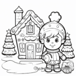 Fascinating Christmas Kindergarten Coloring Pages 1