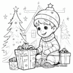 Fascinating Christmas Kindergarten Coloring Pages 2