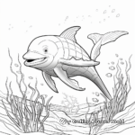 Fascinating Ichthyosaurus Coloring Pages 4