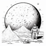 Fascinating Makemake Dwarf Planet Coloring Pages 3