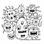 Fascinating Microorganisms Coloring Pages 2