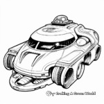 Fast and Furious: Alien Racing Spaceship Coloring Pages 2