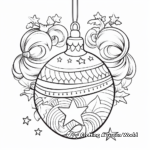 Festive Ornament Coloring Pages for December 1