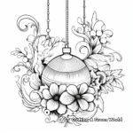 Festive Ornament Coloring Pages for December 2