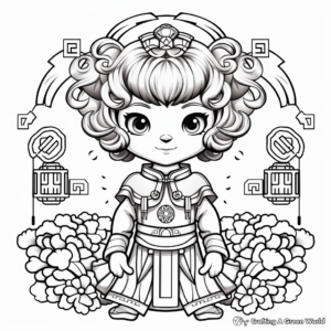 Festive Zodiac Coloring Pages for Chinese New Year 2023 1
