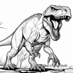 Fierce Giganotosaurus Coloring Sheets 3