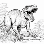Fierce Giganotosaurus Coloring Sheets 4