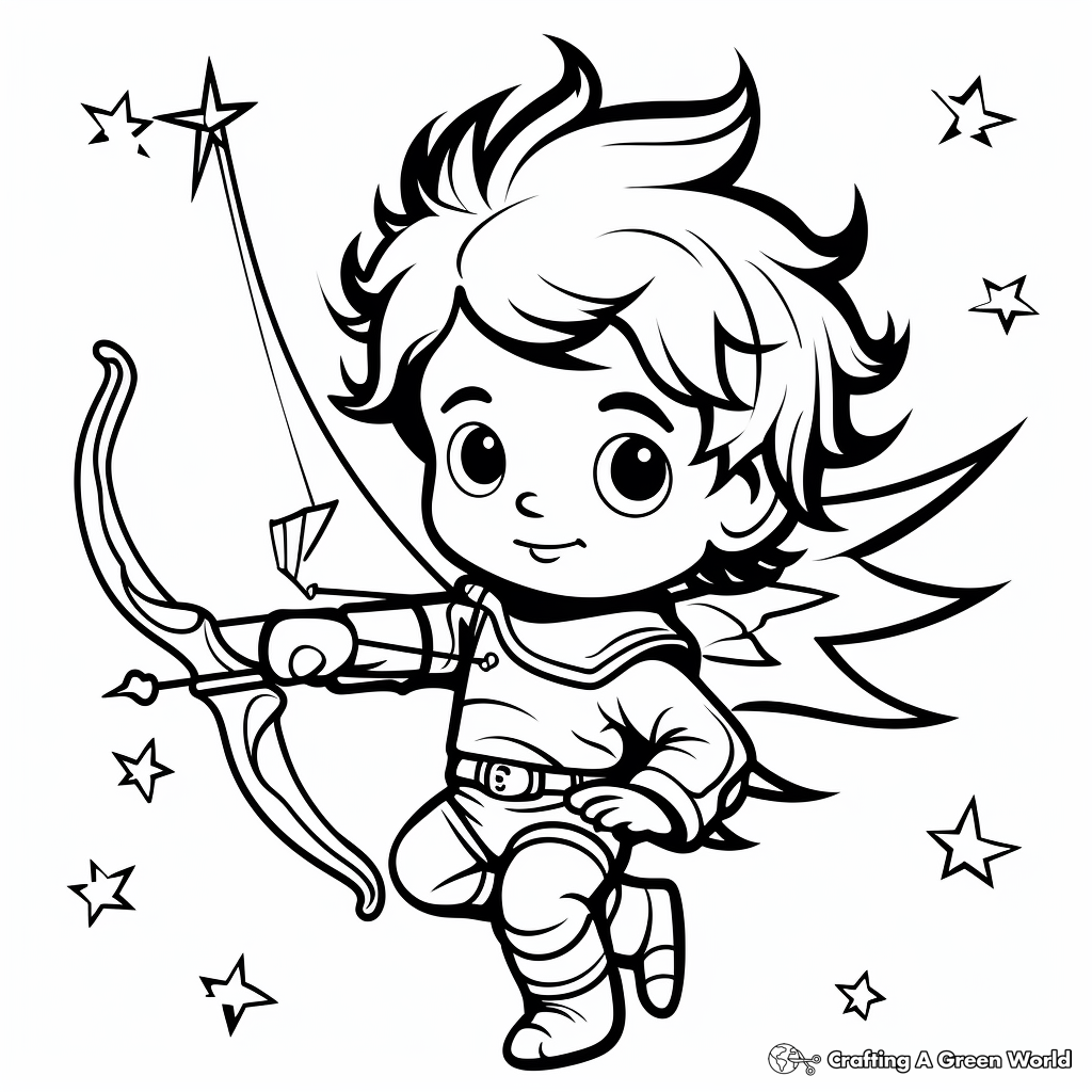 Fiery Sagittarius Coloring Pages for Fire Sign Enthusiasts 1