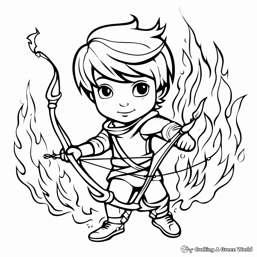 Fiery Sagittarius Coloring Pages for Fire Sign Enthusiasts 4