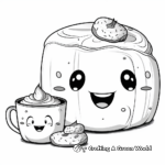 Filled Jelly Donut Coloring Pages 2