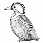 Fine Art Woodpecker Coloring Pages 3