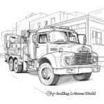 Fire Truck Rescue Coloring Pages 1