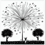 Fireworks Show Coloring Pages for Kids 2