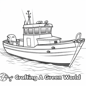 Boat Coloring Pages - Free & Printable!