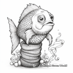 Fishnet Socks Coloring Pages for Adults 2