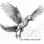 Flight of the Atrociraptor Coloring Pages 1