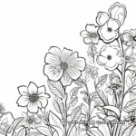 Floral Swirl Coloring Pages for Botany Lovers 1