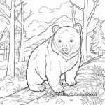 Forest Habitat Wombat Coloring Pages 4
