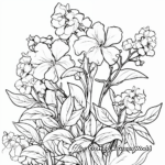 Fragrant Lilac Bushes Spring Coloring Pages 3