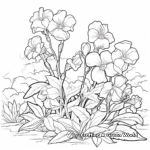 Fragrant Lilac Bushes Spring Coloring Pages 4