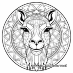 Free Printable Camel Mandala Coloring Pages 2