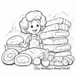 Freshly Baked Bread Coloring Pages 3