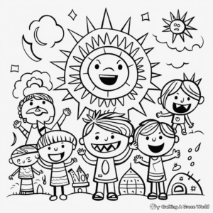 Friday Fun Day Coloring Pages 2
