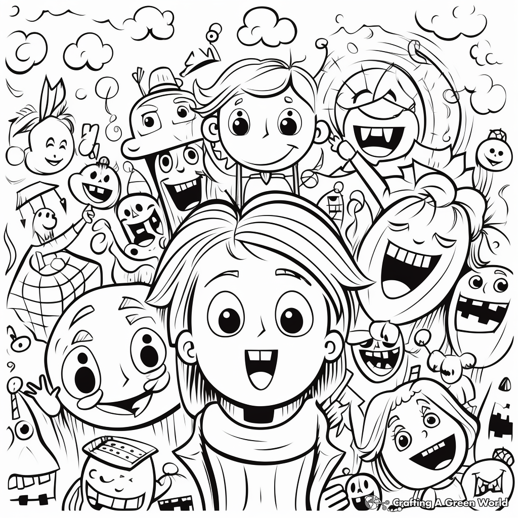Friday Fun Day Coloring Pages 4