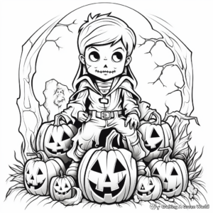 Friday the 13th Spooky Coloring Pages 4