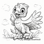 Friendly Atrociraptor Characters for Children to Color 3