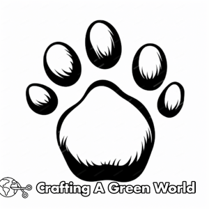 Bear Paw Coloring Pages - Free &amp; Printable!