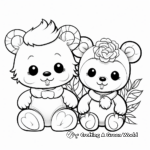 Friendly Teddy Bear Friends Coloring Pages 3