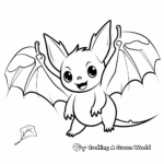 Fruit Bat Wings Coloring Pages for Nature Lovers 2