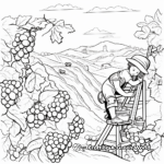 Fruit Harvesting Fall Coloring Pages 3