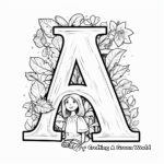 Fun ABC's Alphabet Coloring Pages for Kindergarten 4