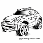 Fun and Easy Toy Car Coloring Pages 1