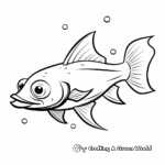 Fun and Educational Channel Catfish Coloring Pages 4