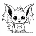 Fun and Simple Baby Bat Coloring Pages 4