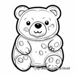 Fun Animal-Shaped Cookie Coloring Pages 2