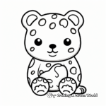 Fun Animal-Shaped Cookie Coloring Pages 3