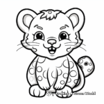 Fun Animal-Shaped Cookie Coloring Pages 4