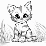 Fun Bengal Cat Coloring Pages for Kids 2