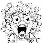 Fun Bubbly Bubble Gum Coloring Pages 2