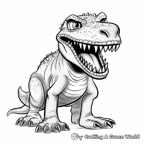 Allosaurus Coloring Pages - Free &amp; Printable!