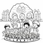 Fun Children's Arbor Day Celebration Coloring Pages 3