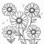 Fun Daisy Pattern Coloring Pages for Children 3